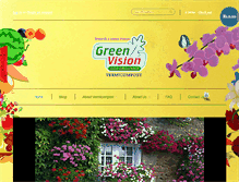 Tablet Screenshot of greenvisionecoorganics.com